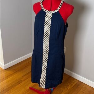 Lilly Pulitzer Navy and Cream Dress